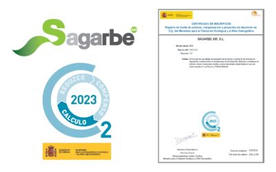 Sagarbe inscrita en el Registro de la Huella de Carbono