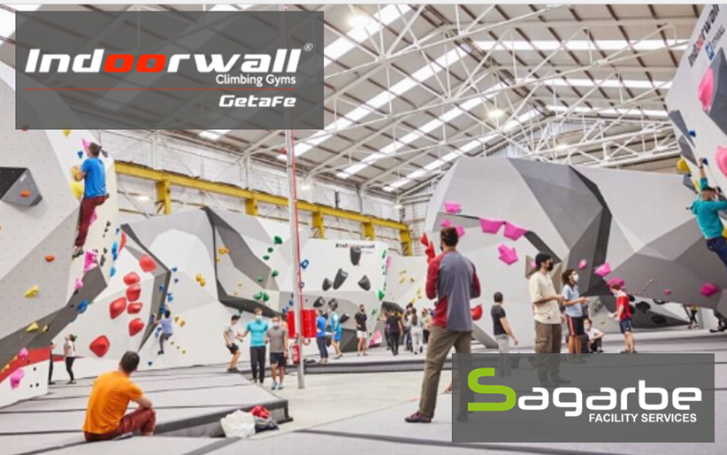 Sagarbe elegido para el mantenimiento integral del Rocódromo Indoorwall Getafe